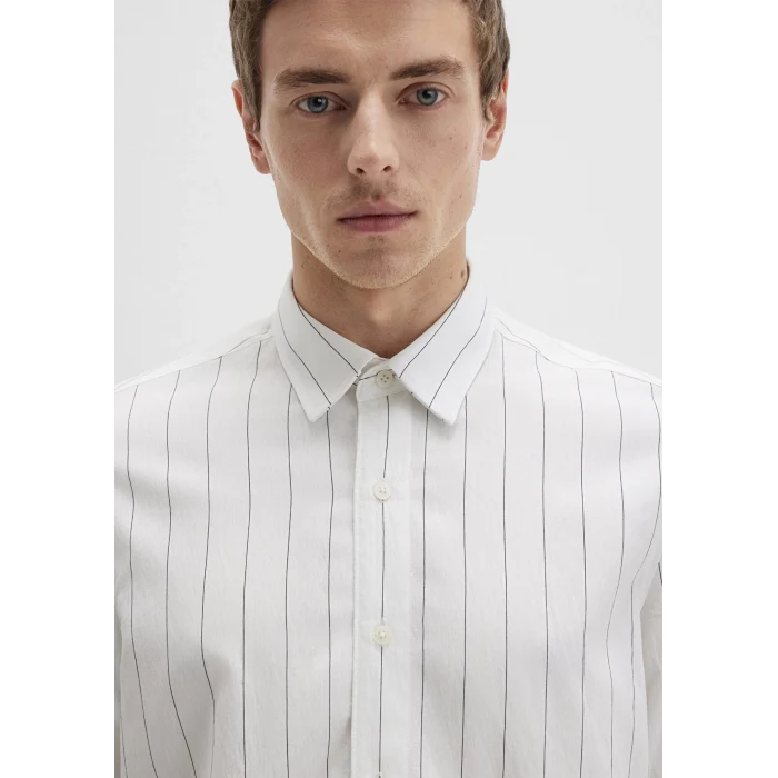 Mavi 0211665-90898 Çizgili Beyaz Gömlek