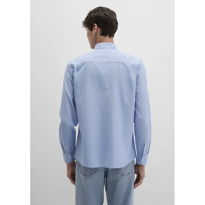 Mavi 0211710-90934 Çizgili Mavi Gömlek