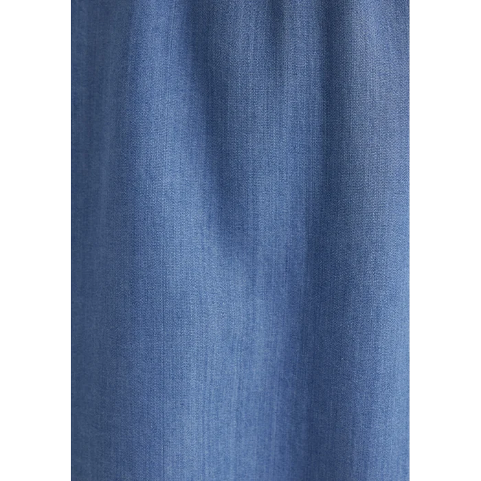 Mavi 130317-89756 Suzy Gold Klasik Açık Mavi Jean Elbise