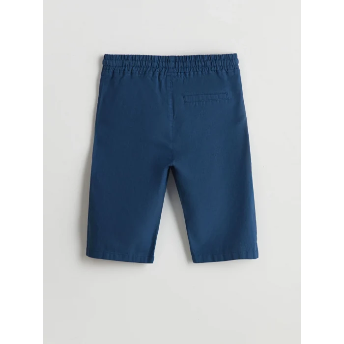 LCW Kids Mavi Kısa Kollu Erkek Çocuk Gömlek ve Şort