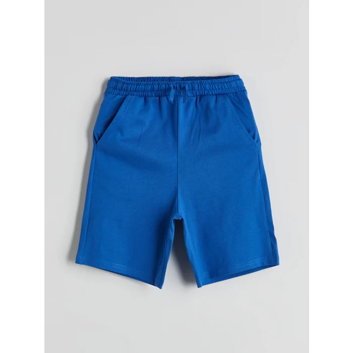 LCW Kids Beyaz Bisiklet Yaka Erkek Çocuk Tişört ve Şort