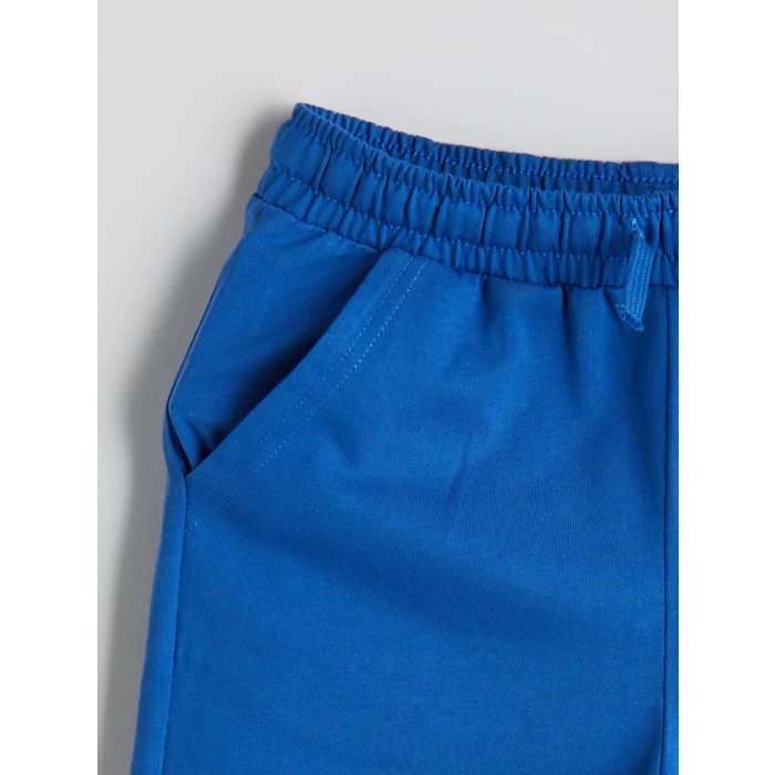 LCW Kids Beyaz Bisiklet Yaka Erkek Çocuk Tişört ve Şort