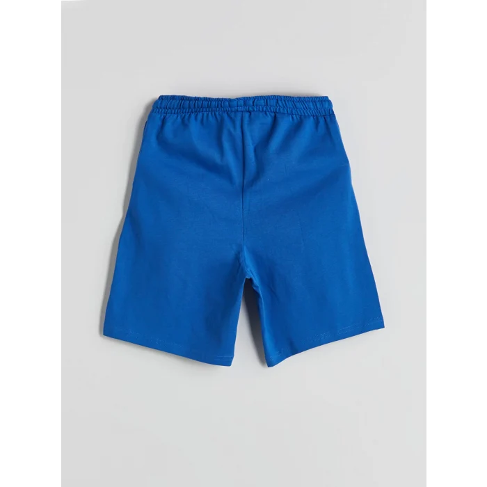 LCW Kids Beyaz Bisiklet Yaka Erkek Çocuk Tişört ve Şort