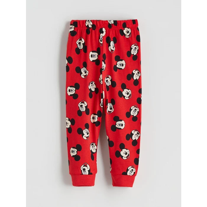 LCW baby Beyaz Mickey Mouse Baskılı Erkek Bebek Takım