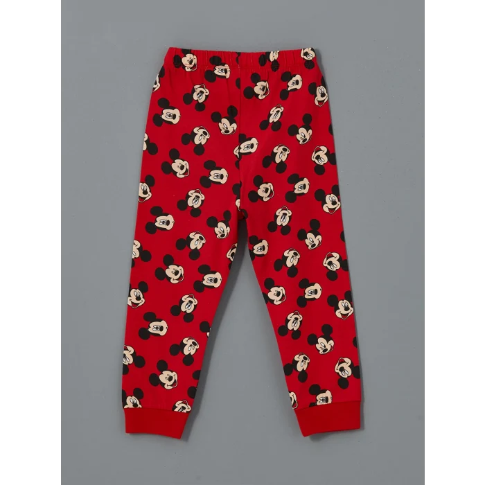 LCW baby Beyaz Mickey Mouse Baskılı Erkek Bebek Takım