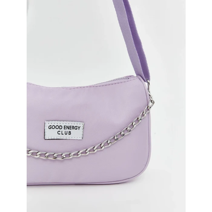 LCW ACCESSORIES Lila Zincir Detaylı Kız Çocuk Omuz Çantası