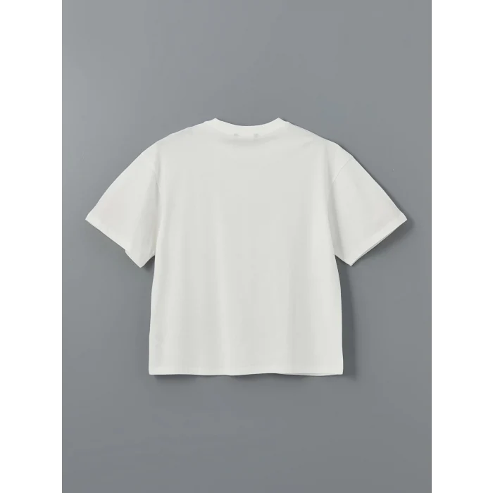 XSIDE Ekru Bisiklet Yaka Kısa Kollu Baskılı Penye Erkek Tişört