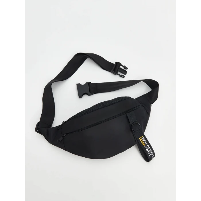 LCW ACCESSORIES Siyah Fermuarlı Erkek Göğüs Çantası