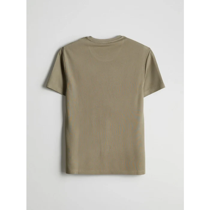 LCW Vision Yeşil Bisiklet Yaka Kısa Kollu Erkek Tişört