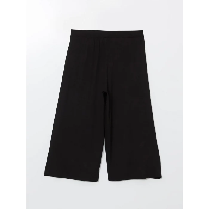 LCWAIKIKI Classic Siyah Beli Lastikli Kadın Kapri