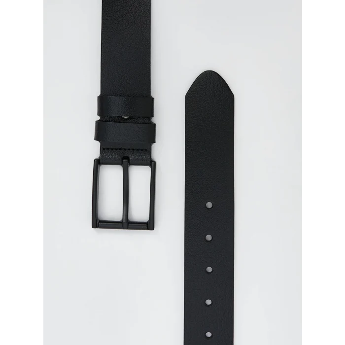 LCW ACCESSORIES Siyah Hakiki Deri Erkek Kemer