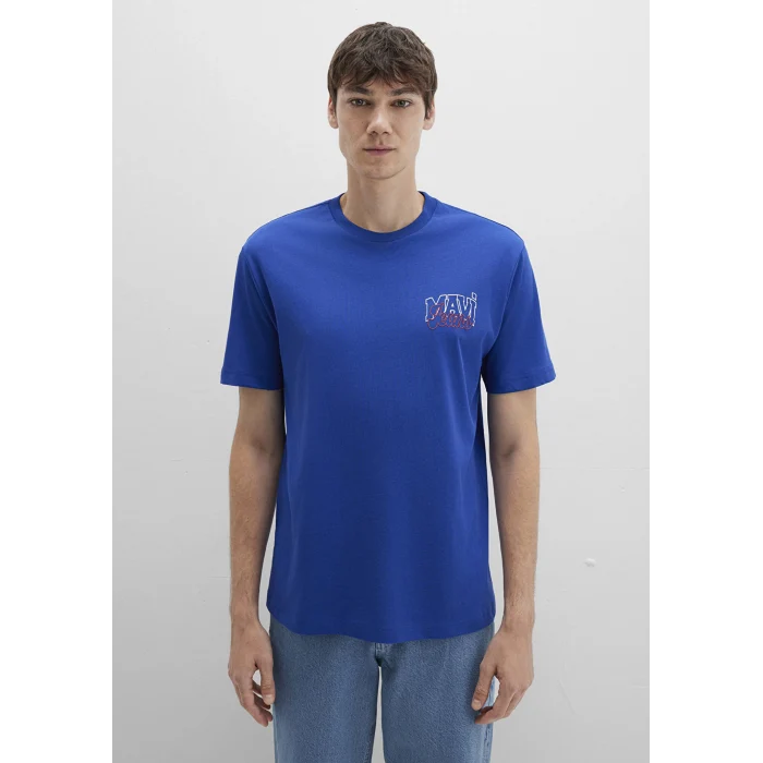 Mavi 0612937-70907 Mavi Jeans Baskılı Mavi Tişört