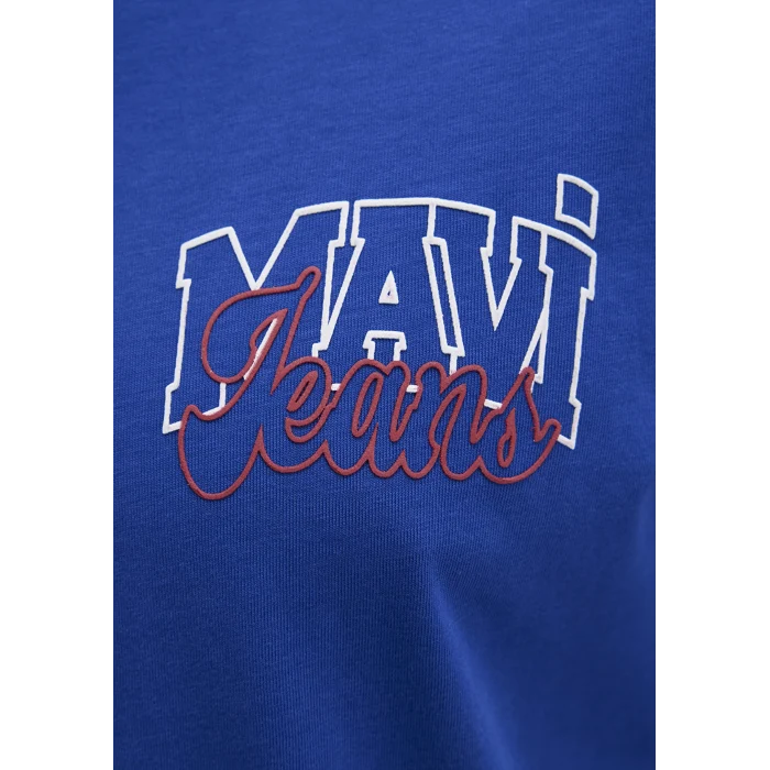 Mavi 0612937-70907 Mavi Jeans Baskılı Mavi Tişört