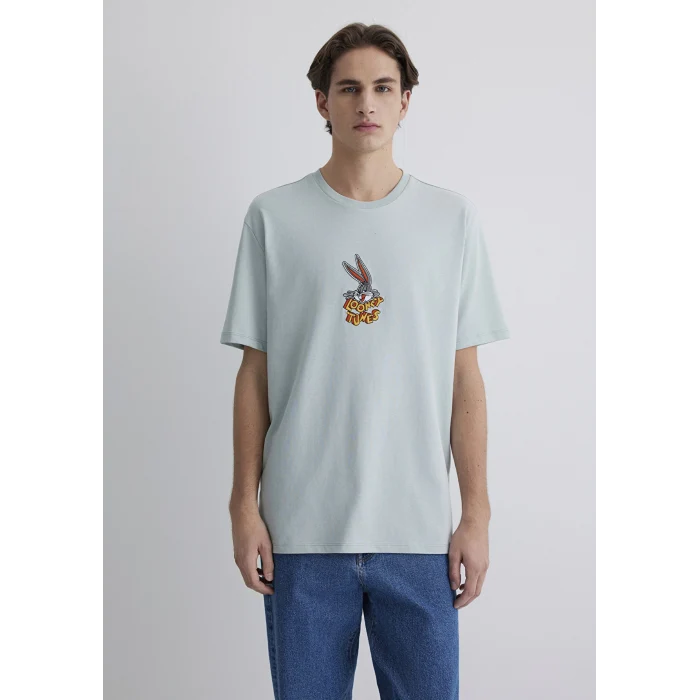 Mavi 0612656-70148 Bugs Bunny Baskılı Gri Tişört