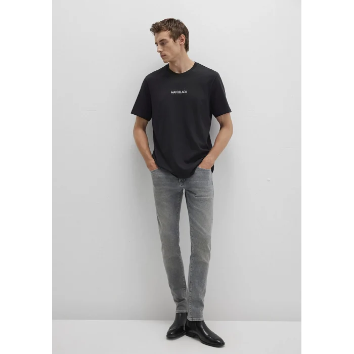 Mavi 0612867-900 Mavi Black Baskılı Siyah Tişört