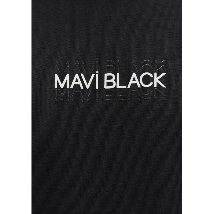 Mavi 0612867-900 Mavi Black Baskılı Siyah Tişört