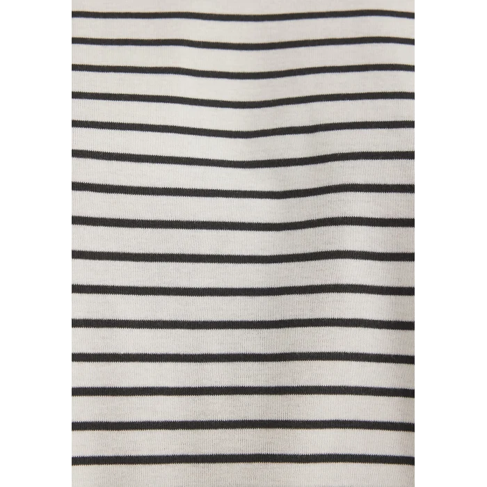 Mavi 1612700-85308 Çizgili Crop Tişört