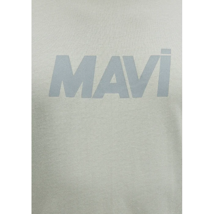 Mavi 0612896-83995 Mavi Logo Baskılı Yeşil Tişört