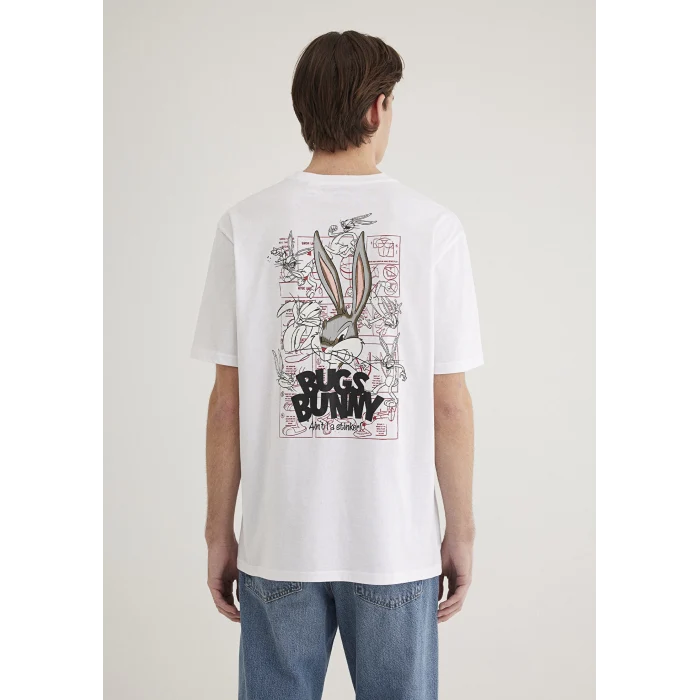 Mavi 0610636-620 Bugs Bunny Baskılı Beyaz Tişört