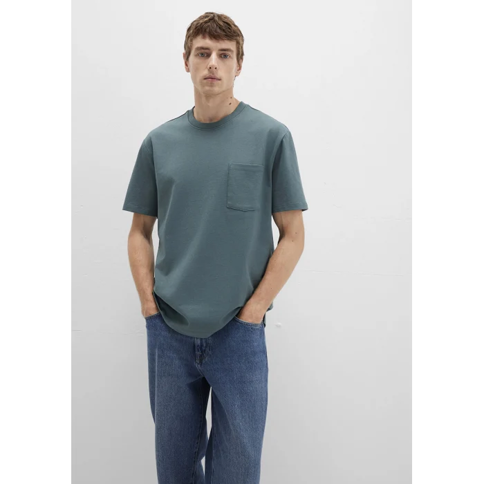 Mavi 066248-71577 Cep Detaylı Yeşil Basic Tişört