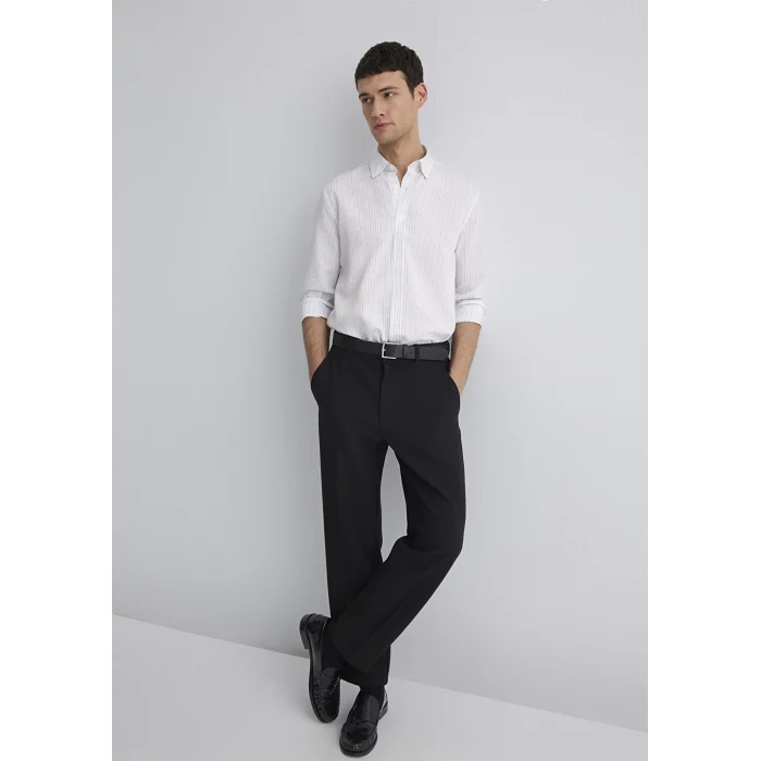 Mavi 0211566-70096 Çizgili Beyaz Gömlek