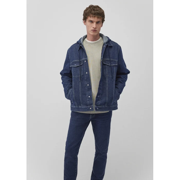 Mavi 0110411-88556 Eddie Kolej Koyu Mavi Denim Jean Ceket