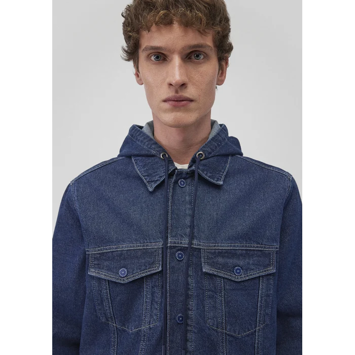 Mavi 0110411-88556 Eddie Kolej Koyu Mavi Denim Jean Ceket