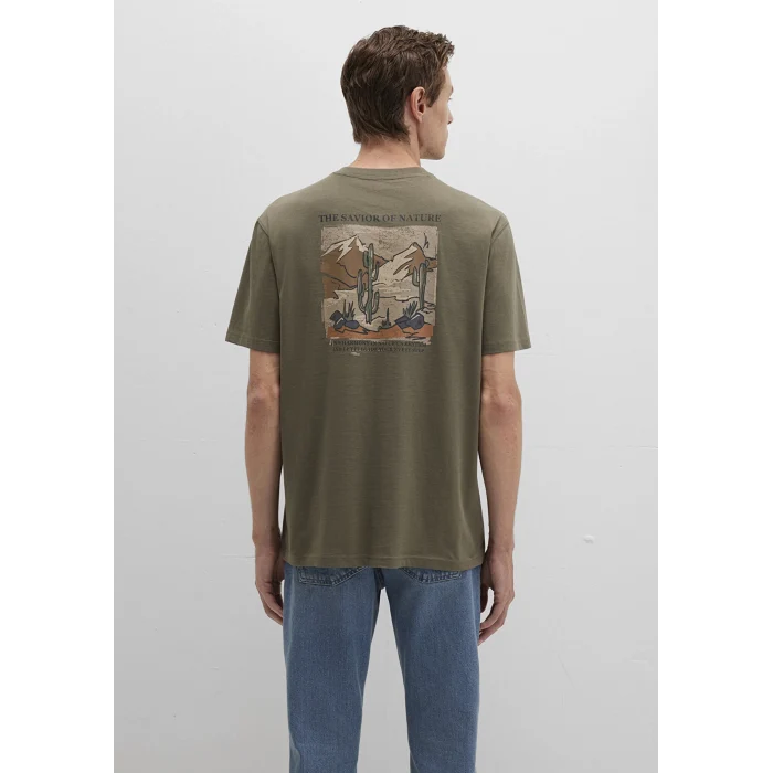 Mavi 0612822-70377 Baskılı Haki Tişört