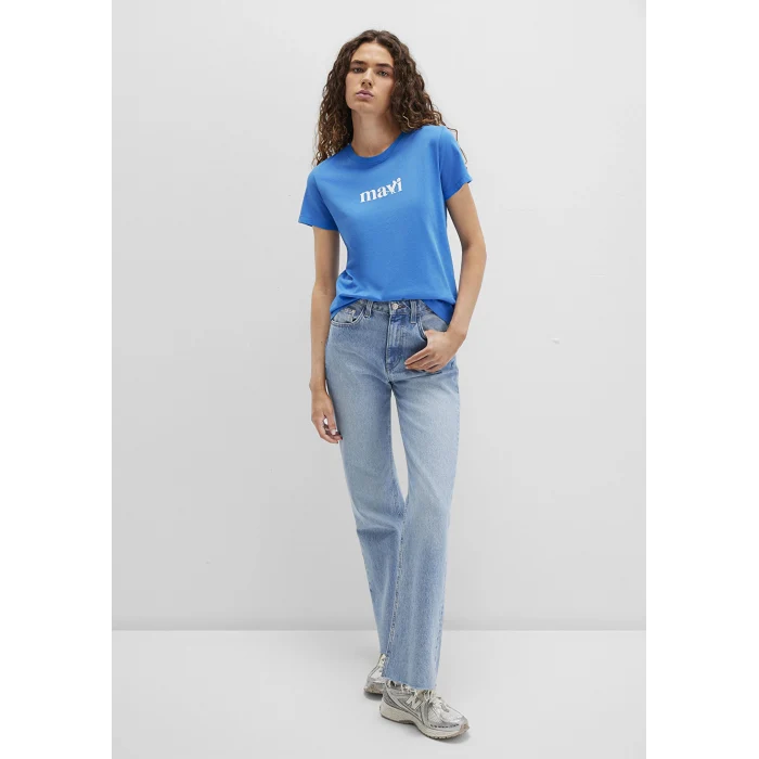 Mavi 1613388-70902 Mavi Baskılı Mavi Tişört