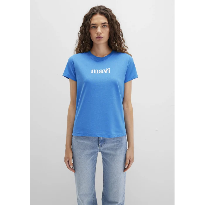 Mavi 1613388-70902 Mavi Baskılı Mavi Tişört