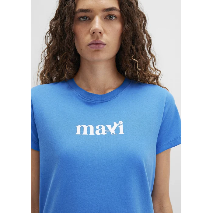 Mavi 1613388-70902 Mavi Baskılı Mavi Tişört