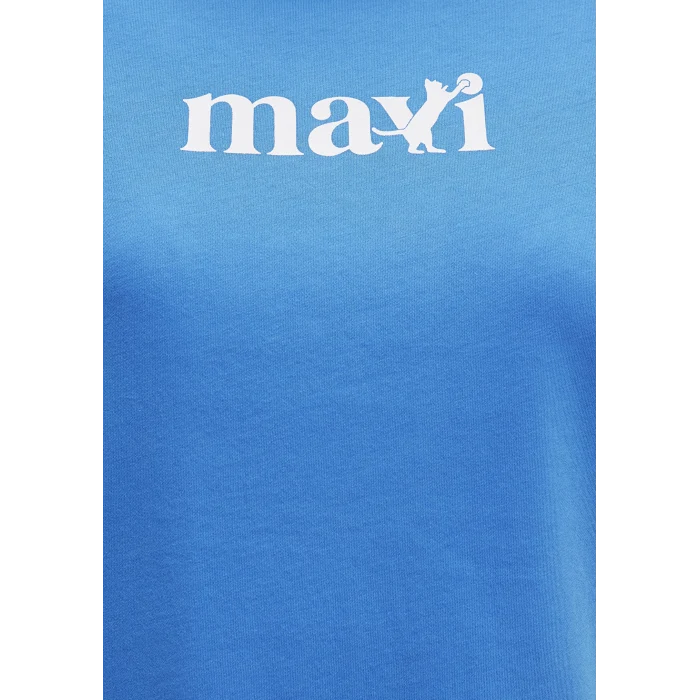 Mavi 1613388-70902 Mavi Baskılı Mavi Tişört