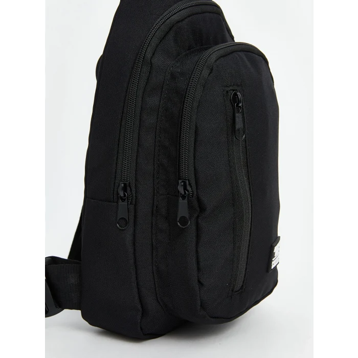 LCW ACCESSORIES Siyah Baskılı Erkek Çocuk Göğüs Çantası