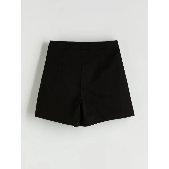 LCW Kids Siyah Basic Kız Çocuk Şort Etek