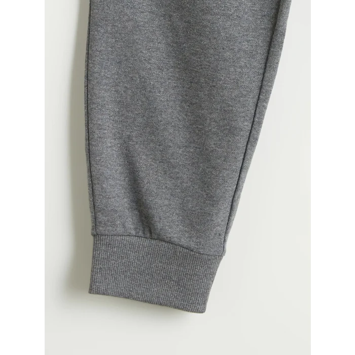 LC Waikiki Siyah Beli Lastikli Erkek Çocuk Jogger Eşofman Alt 2li