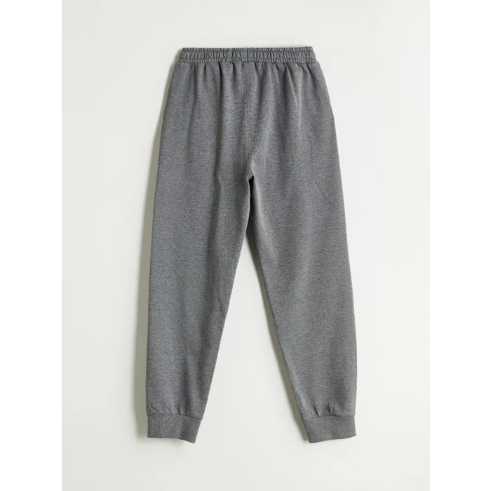 LC Waikiki Siyah Beli Lastikli Erkek Çocuk Jogger Eşofman Alt 2li