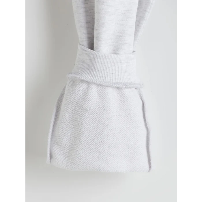 LCW Kids Gri Kapüşonlu Kız Çocuk Eşofman Takım