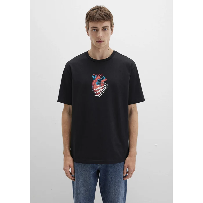 Mavi 0612931-900 Sırt Baskılı Siyah Tişört