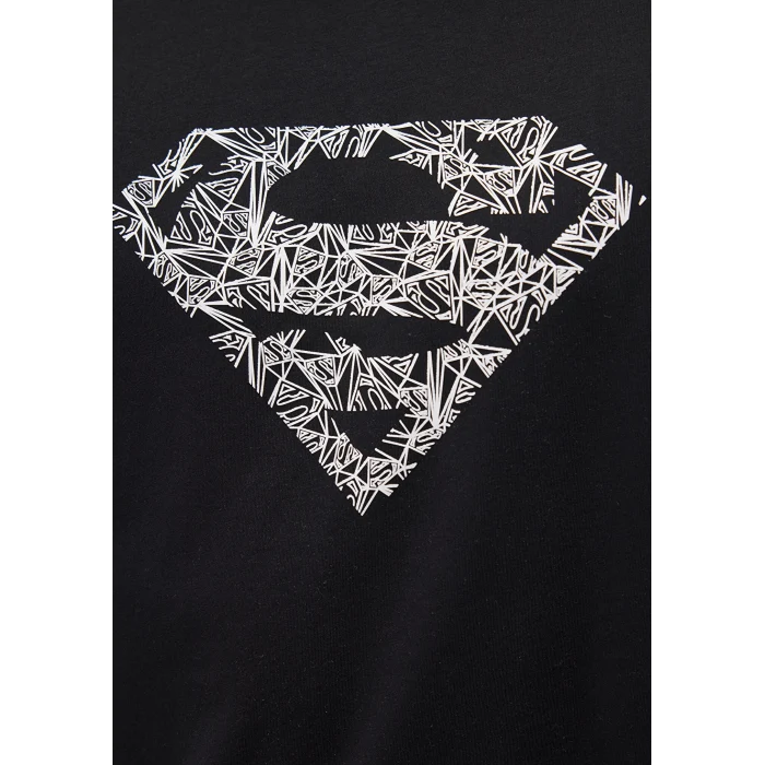 Mavi 0610494-900 Superman Baskılı Siyah Tişört