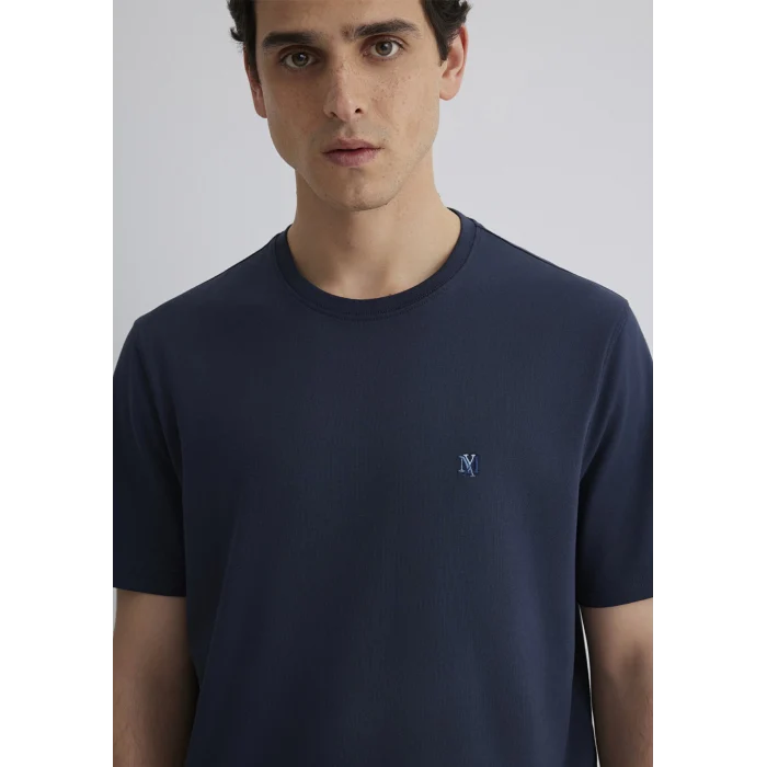Mavi 0612736-82183 Mühür Logo Nakış Detaylı Lacivert Tişört