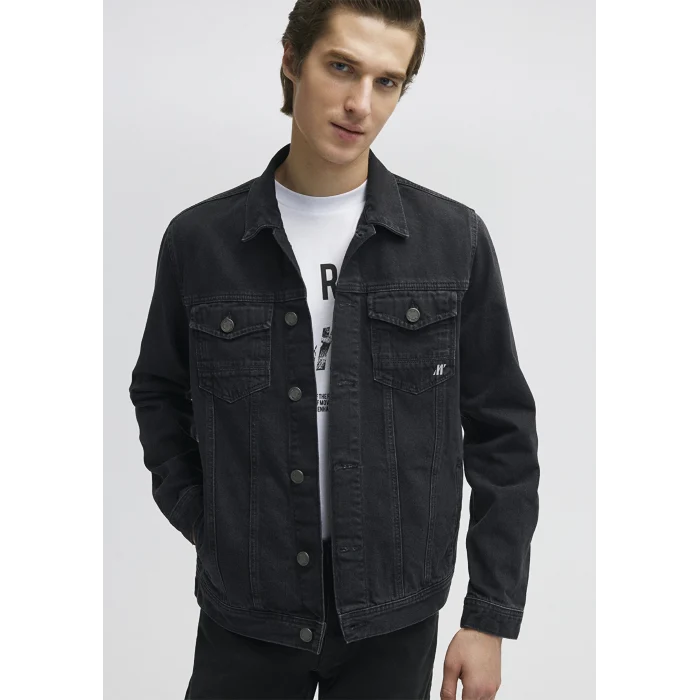 Mavi 010143-32231 Drake Mavi Pro Antrasit Jean Ceket