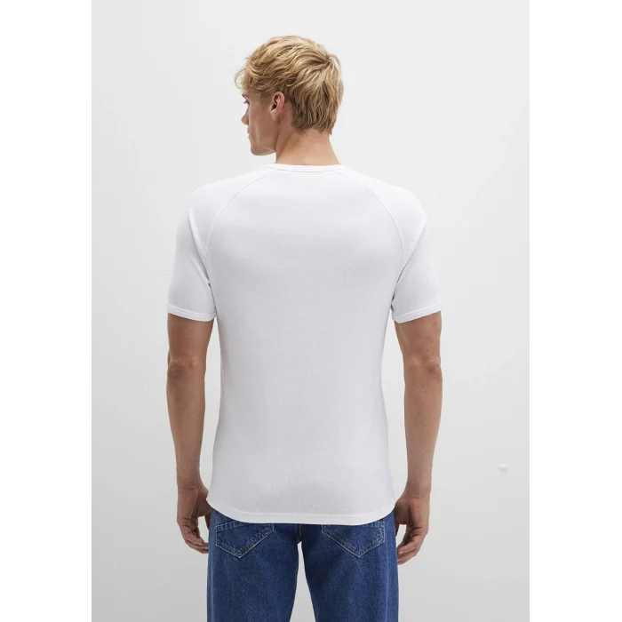 Mavi 06605622 Ribana Detaylı Beyaz Tişört