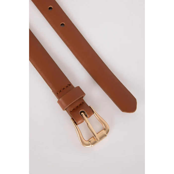 Defacto B4122 Coral Kadın Suni Deri 2li Günlük Kemer