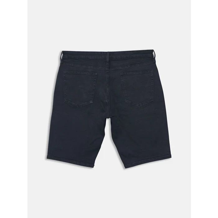 LCW Jeans Siyah Regular Fit Erkek Jean Şort