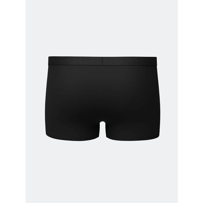 LC WAIKIKI Siyah Rahat Kalıp Pamuklu Esnek Erkek Boxer 3lü