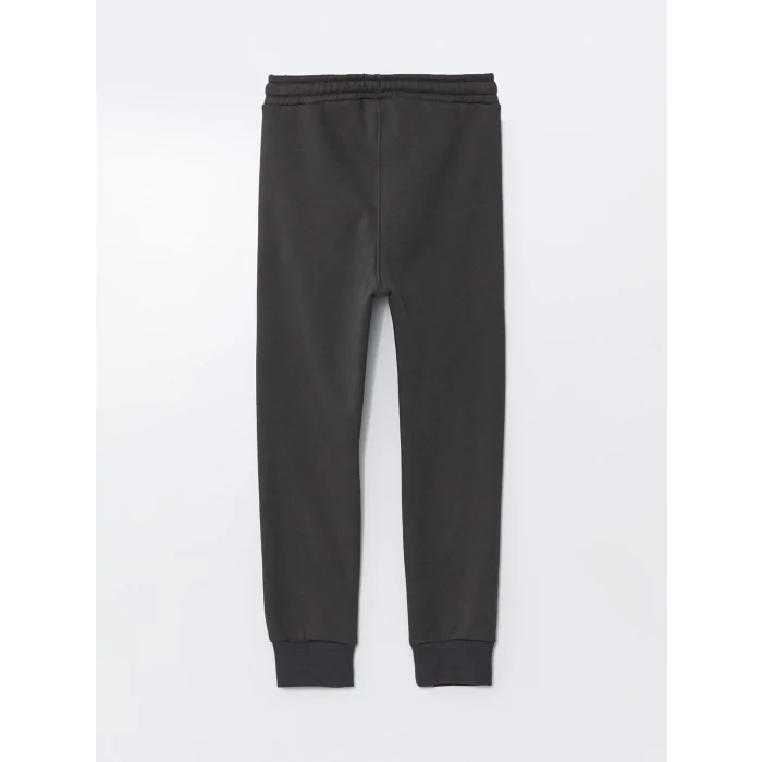 LCW Kids Antrasit Beli Lastikli Erkek Çocuk Kalın Jogger Eşofman Altı