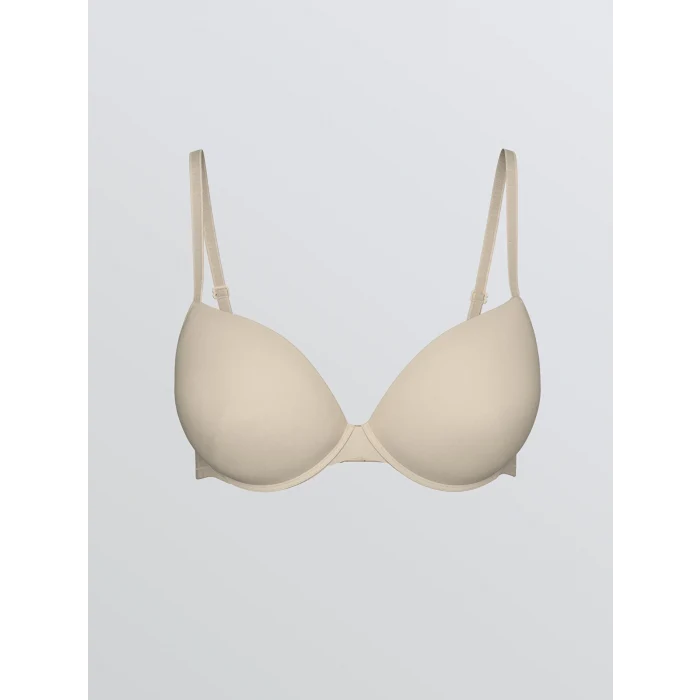 LCW DREAM Pembe Balenli Dolgulu Düz Tişört Sütyen