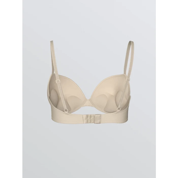 LCW DREAM Pembe Balenli Dolgulu Düz Tişört Sütyen