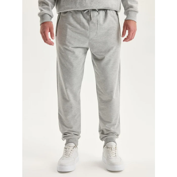 XSIDE Gri Standart Kalıp Erkek Jogger Eşofman Altı