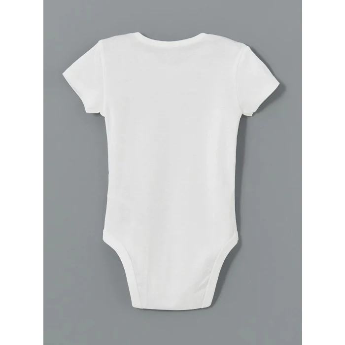 LCW baby Ekru Organik Kumaş Kız Bebek Çıtçıtlı Bodysuit 2li